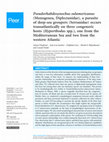 Research paper thumbnail of <i>Pseudorhabdosynochus sulamericanus</i>(Monogenea, Diplectanidae), a parasite of deep-sea groupers (Serranidae) occurs transatlantically on three congeneric hosts (<i>Hyporthodus</i>spp.), one from the Mediterranean Sea and two from the western Atlantic