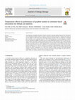 Research paper thumbnail of Temperature effects on performance of graphite anodes in carbonate based electrolytes for lithium ion batteries