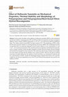 Research paper thumbnail of Effect of Halloysite Nanotube on Mechanical Properties, Thermal Stability and Morphology of Polypropylene and Polypropylene/Short Kenaf Fibers Hybrid Biocomposites