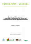 Research paper thumbnail of Grandir, oui ! Mais comment ? Analyse de la concentration par fusion des cooperatives vinicoles du Languedoc-Roussillon