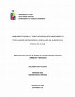 Research paper thumbnail of Memoria Para Optar Al Grado De Licienciado en Ciencias Jurídicas y Sociales