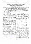 Research paper thumbnail of The Effect of Wood on the Sound Quality of Electric String Instruments