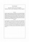 Research paper thumbnail of Dialogo critico con un filosofo. Metafisica trinitaria e gender nella proposta di Damiano Migliorini (embargo 12 mesi)