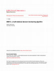 Research paper thumbnail of MRDTL: a multi-relational decision tree learning algorithm