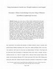 Research paper thumbnail of Eating food produced in harmful ways: Wrongful complicity or moral tragedy? (Journal of Applied Animal Ethics Research, forthcoming, with Christopher Bobier)