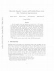 Research paper thumbnail of Discretely sampled variance and volatility swaps versus their continuous approximations