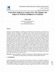 Research paper thumbnail of From Data Analysis to Creative Arts: The Ubiquity and Impact of Artificial Intelligence in Academia