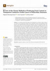 Research paper thumbnail of Review of the Chosen Methods of Producing Front Contacts to Transparent Conductive Oxides Layers in Photovoltaic Structures