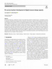 Research paper thumbnail of Pre-service teachers’ development of digital resource design capacity