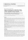 Research paper thumbnail of Models of Predicting the Co−Operation of Little Children Participating in the Programme Aimed at Their Adaptation to Dental Treatment