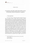 Research paper thumbnail of Cozzo L’economia come fatto sociale totale nell’Economico di Senofonte