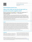 Research paper thumbnail of Effects of HF-rTMS over the left and right DLPFC on proactive and reactive cognitive control