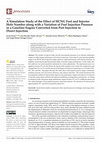 Research paper thumbnail of A Simulation Study of the Effect of HCNG Fuel and Injector Hole Number along with a Variation of Fuel Injection Pressure in a Gasoline Engine Converted from Port Injection to Direct Injection