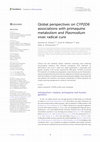 Research paper thumbnail of Global perspectives on CYP2D6 associations with primaquine metabolism and Plasmodium vivax radical cure