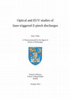 Research paper thumbnail of Optical and EUV studies of laser triggered Z-pinch discharges