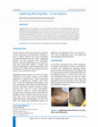 Research paper thumbnail of Lightning Maculopathy: A Case Report