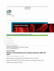 Research paper thumbnail of Newborn Screening Services in Bahrain between 1985 and 2010