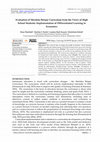 Research paper thumbnail of Evaluation of Merdeka Belajar Curriculum from the Views of High School Students: Implementation of Differentiated Learning in Economics