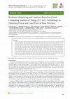 Research paper thumbnail of Realtime Monitoring and Analysis Based on Cloud Computing Internet of Things (CC-IoT) Technology in Detecting Forest and Land Fires in Riau Province