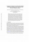 Research paper thumbnail of Comparative Evaluation of Action Recognition Methods via Riemannian Manifolds, Fisher Vectors and GMMs: Ideal and Challenging Conditions