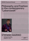 Research paper thumbnail of Philosophy and Fashion in the Contemporary "Lebenswelt". Lecture in Budapest 2024.