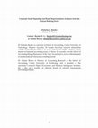 Research paper thumbnail of Corporate social reporting and board representation: evidence from the Kenyan banking sector