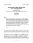 Research paper thumbnail of Increasing Reading Self-Efficacy and Reading Amount in EFL Learners with Word-Targets