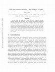 Research paper thumbnail of The spin statistics theorem -- did Pauli get it right?