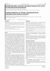 Research paper thumbnail of Characteristics of visual organization in children with partial epilepsy