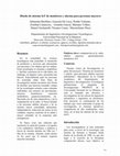 Research paper thumbnail of Diseño de sistema IoT de monitoreo y alarma para personas mayores