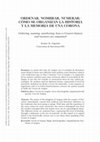 Research paper thumbnail of ORDENAR, NOMBRAR, NUMERAR: CÓMO SE ORGANIZAN LA HISTORIA Y LA MEMORIA DE UNA CORONA Ordering, naming, numbering: how a Crown's history and memory are organised