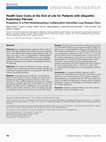 Research paper thumbnail of Health Care Costs at the End of Life for Patients with Idiopathic Pulmonary Fibrosis. Evaluation of a Pilot Multidisciplinary Collaborative Interstitial Lung Disease Clinic