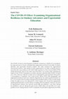 Research paper thumbnail of The COVID-19 Effect: Examining Organizational Resilience in Outdoor Adventure and Experiential Education