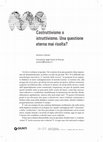 Research paper thumbnail of Costruttivismo o istruttivismo. Una questione eterna mai risolta