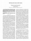 Research paper thumbnail of Multi-Stage Fault Attacks on Block Ciphers