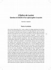 Research paper thumbnail of « L’Épître de Lucien : genèse et succès d’un apocryphe à succès », dans A.-C. Baudoin et M. Lata (éd.), Sacré canon. Autorité et marginalité en littérature, Paris, Éditions rue d'Ulm, 2017, p. 95-107.