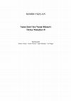 Research paper thumbnail of Semih Tezcan - Yunus Emre’den Nazım Hikmet’e Türkçe Makaleler II