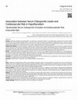 Research paper thumbnail of Association between Serum Osteopontin Levels and Cardiovascular Risk in Hypothyrodism