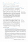 Research paper thumbnail of Lo político y los saberes en la formación docente inicial en Argentina Experiencias en torno a las políticas de memoria, perspectiva de género y participación estudiantil