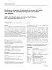 Research paper thumbnail of Psychometric properties of instruments to measure the quality of end-of-life care and dying for long-term care residents with dementia