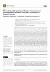 Research paper thumbnail of Theoretical and Experimental Study on Assessment of Flow-Mediated Dilatation Using the Cuff Method in Brachial Arteries