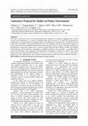 Research paper thumbnail of Laboratory Proposal for Studies on Poultry Environment