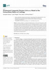 Research paper thumbnail of Prestressed Composite Polymer Gels as a Model of the Extracellular-Matrix of Cartilage