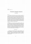 Research paper thumbnail of The Importance of Philosophy to Engineering