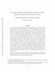 Research paper thumbnail of Governing Without a Fundamental Direction of Time: Minimal Primitivism About Laws of Nature