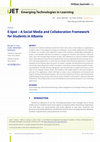 Research paper thumbnail of E-Spot – A Social Media and Collaboration Framework for Students in Albania