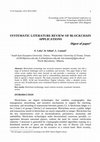 Research paper thumbnail of Systematic Literature Review of Blockchain Applications: Smart Contracts