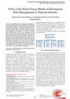 Research paper thumbnail of Tools of the Neuro-Fuzzy Model of Information Risk Management in National Security