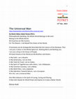 Research paper thumbnail of The Universal Man (English & Indonesian)