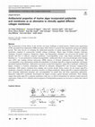 Research paper thumbnail of Antibacterial properties of marine algae incorporated polylactide acid membranes as an alternative to clinically applied different collagen membranes